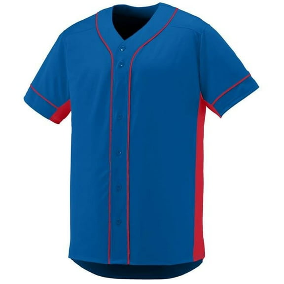 1660A-Royal- Red-2X Slugger Jersey, Royal & Red - 2X