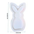 thumbnail image 2 of Decoration Silicone Moulds Easter Moulds Silicone Moulds Easter Bunny Casting Mould Rabbit Plaster For Casting Easter Silicone Moulds Easter Plaster Mould Rabbit Casting Mould （B）, 2 of 7