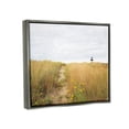 thumbnail image 3 of Stupell Industries Lighthouse Grassland Scenery Nature Photography Gray Floater Framed Art Print Wall Art, 21 x 17, 3 of 9