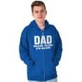 thumbnail image 5 of Dad Walking Talking ATM Machine Funny Zip Hoodie Sweatshirt Men Brisco Brands L, 5 of 6