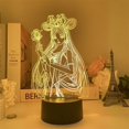thumbnail image 3 of Luz nocturna LED 3D Fairys Dreams Leafs Loris que cambia de color, 3 of 3