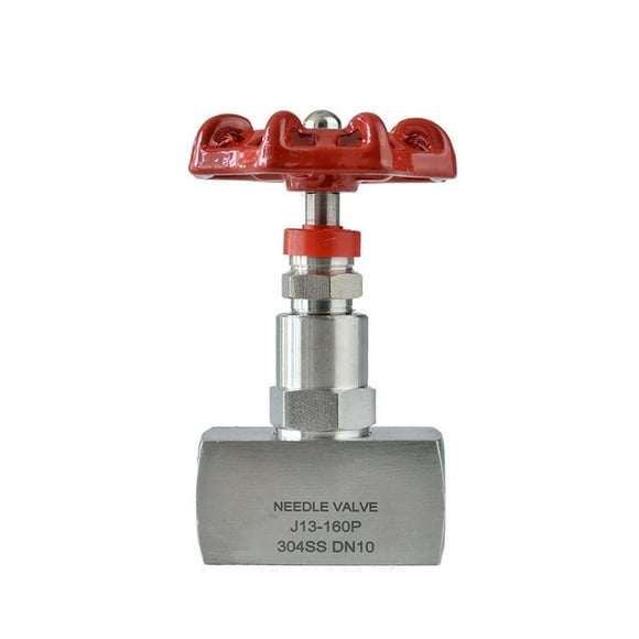 1/4" 3/8" 1/2" High Pressure Needle Globe Valve J13-160P Stainless Steel BSP Internal Thread Needle Valve ,Easy to Setup