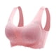 thumbnail image 3 of Gibobby Brasieres para mujer sin varilla Ropa interior fina de encaje para mujer, sujetadores transparentes para mujer, lencería Sexy de encaje(Rosa,M), 3 of 4