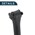thumbnail image 5 of Unique Bargains Bike Seat Posts 31.6x300mm Lightweight Saddle Post Seat Matte Black Carbon Fiber, 5 of 8