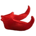 thumbnail image 3 of Zapatos de payaso grandes para carnaval, disfraz de Halloween, zapatos de payaso para mujeres y hombres (rojos), 3 of 5