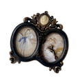 thumbnail image 4 of Tabla de marco de imagen Pantalla de marco de fotos de regalo ideal de resina creativa delicada única, diseño vintage, para aniversarios de bodas Negro, 4 of 8