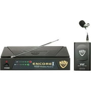 Nady Single-Channel VHF Wireless Microphone System - Lavaliere Microphone With body Pack