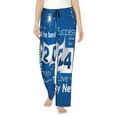 thumbnail image 2 of Kdxio Women's Comfy Stretch Happy New Year 2024 (4)Print Drawstring Pajama Pants-XX-Large, 2 of 9