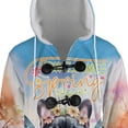 thumbnail image 4 of Welcome Spring Fairy French Bulldog in Flower Meadow All Over Print 3D Hooded Duffle Toggle Coat Dog Lover Gifts - 13002, 4 of 6