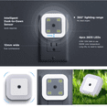 thumbnail image 5 of 4 Pack Upgraded Plug-in LED Night Light with Adjustable Brightness, Dimmable LED Nightlight with Dusk to Dawn Sensor for Bathroom, Bedroom, Kitchen, Stairs, Hallway, 5 of 7
