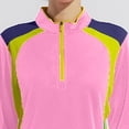 thumbnail image 4 of MHFRRA Camiseta de Manga Larga con Protección Solar para Mujer, Ligera, de Secado Rápido, para deportes Al Aire Libre, Senderismo y Montañismo. Rosa, 4 of 5