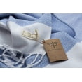 thumbnail image 3 of Smyrna Orientina Series Original Turkish Beach Towel  100% Cotton, Prewashed, 37 x 71 Inches  Peshtemal and Turkish Bath Towel for SPA, Beach, Pool, Gym and Bathroom Denim Blue, 3 of 7