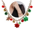 thumbnail image 2 of Fogun Christmas Charm Bracelet for Women Girls Festive Wrist Chain Trendy Bangle Jewelry with Colorful and, 2 of 2