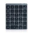thumbnail image 1 of Teclado Numérico BT Inalámbrico de 28 Teclas Teclado de Oficina de Contabilidad Financiera Portátil Tomshoo Gris, 1 of 7