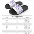 thumbnail image 2 of GZHJMY Stylish Slides for Women Men, Lavenderwatercolor Provence Style Purpule Soft Flexible Slip-on Sandals Slippers, 2 of 7