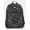 Black Bow Floral, variant on MNYC Women's Chain Pocket Dome Backpack Black Metallic