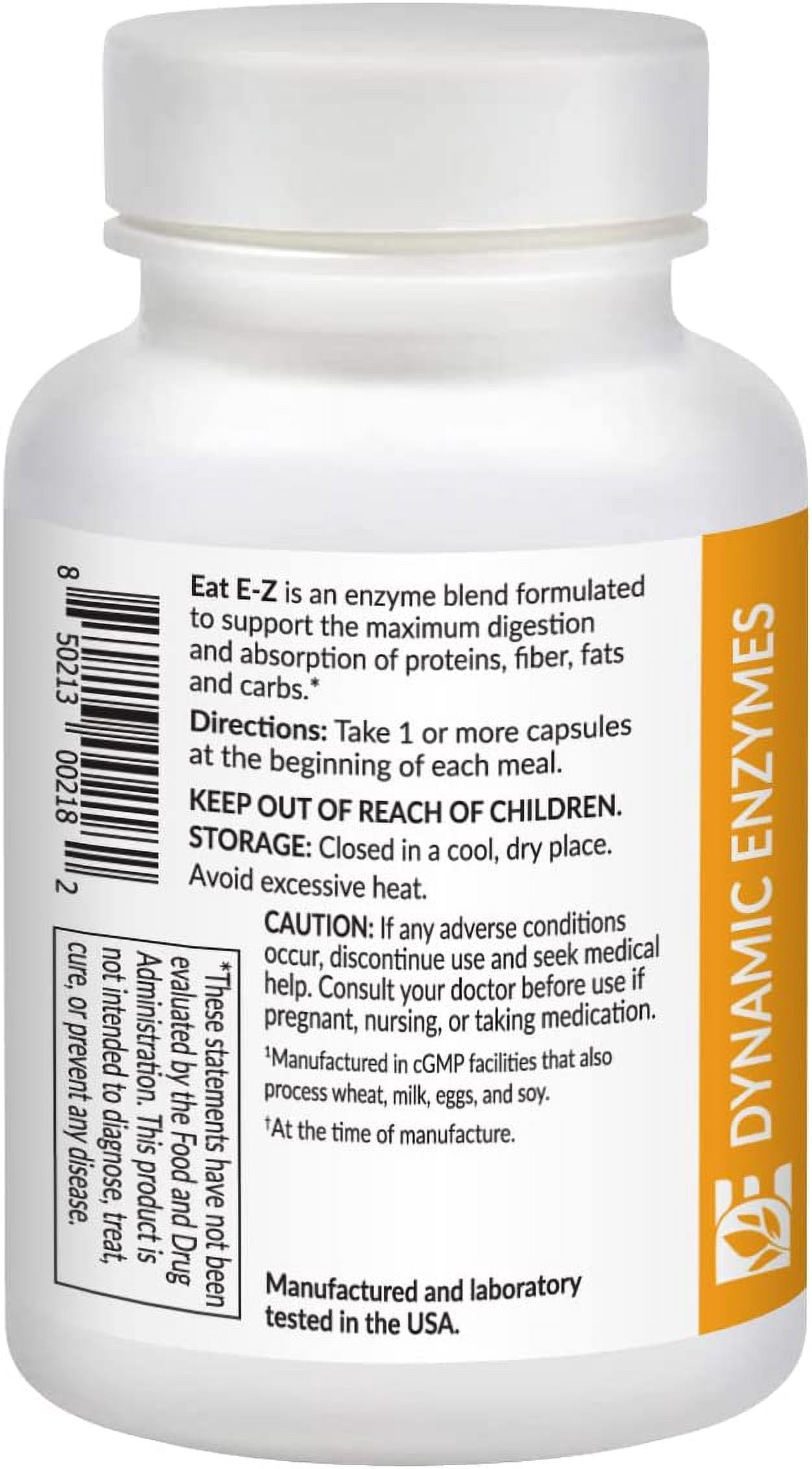 Dynamic Enzymes Eat E-Z - 90 Vegan Capsules
