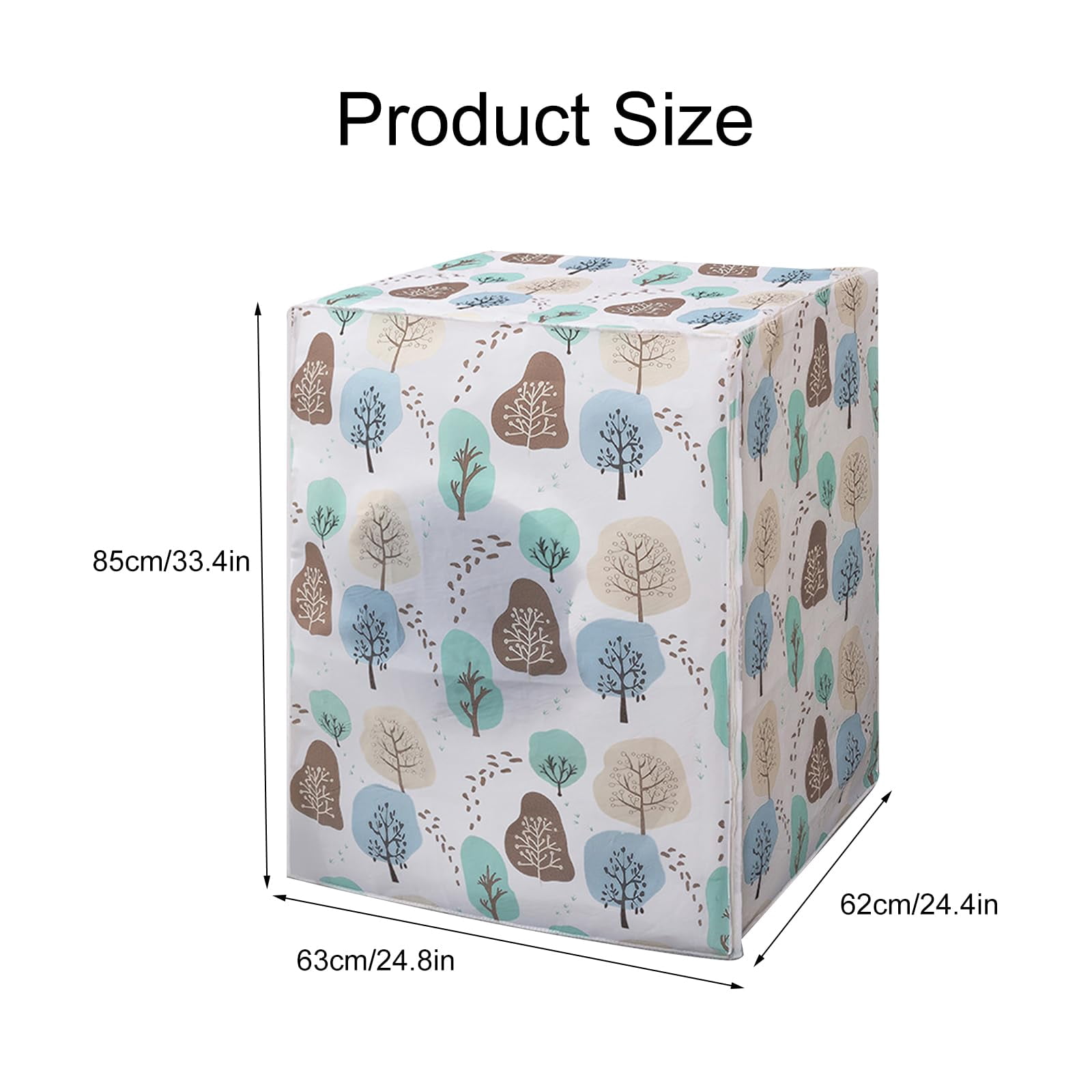 XIHAMA Washing machine cover - Protective cover for tumble dryer, 63x62x85 cm