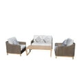 thumbnail image 7 of Teva Patio Furniture Napa PE Wicker Love Seat Set in Brown with Cushion, 7 of 7