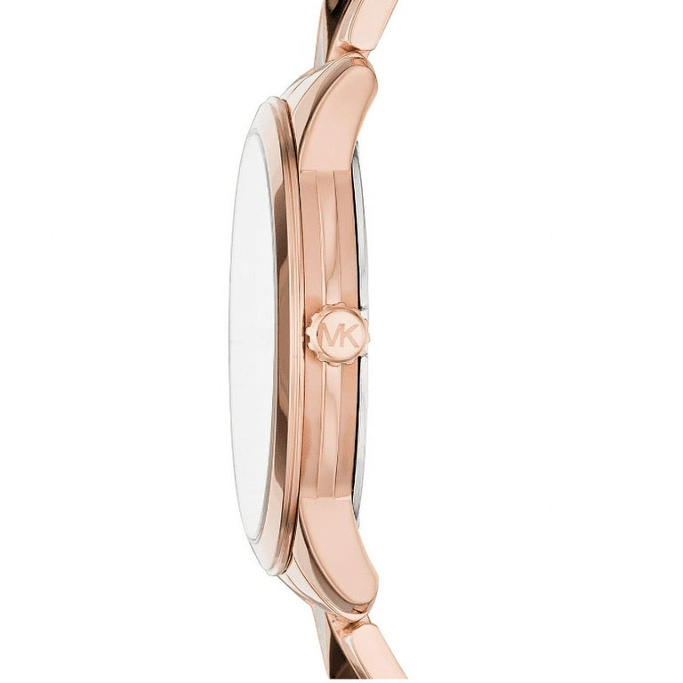 Michael Kors Women's Runway MK6674 Rose-Gold Stainless-Steel Japanese  Quartz Dress Watch - Walmart.com