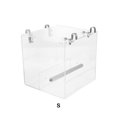 thumbnail image 4 of Guardoinrt Plastic Bird Water Bath Tub Easy To Install Sturdy And Durable Wide Application Made With Plastic Feeder 13*11*13CM 1Set, 4 of 6