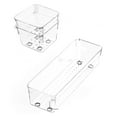 thumbnail image 2 of CNKOO 16pcs Drawer Organizer Set Plastic Storage Bins for Bathroom Bedroom Organizer, 2 of 6