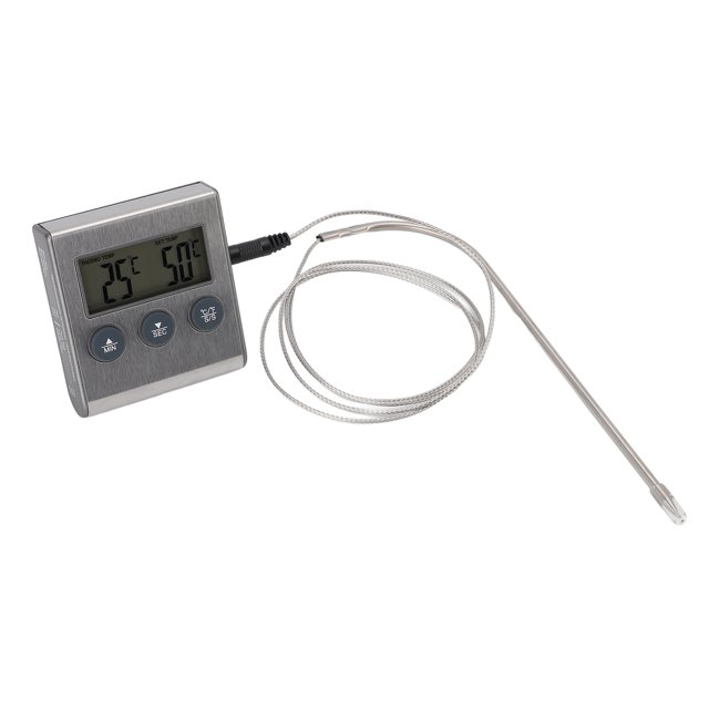 Termómetro De Lectura Instantánea, Termómetro Digital Plegable Para Carne De Acero Inoxidable ABS Para Uso Doméstico