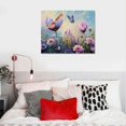 thumbnail image 5 of Shiartex Floral Wall Art Decor Purple Blooming Flower Pictures Prints on Canvas for Living Room Abstract Painting Decor for Bedroom Bathroom Butterfly Artwork for Home Office Kitchen Decoration, 5 of 6