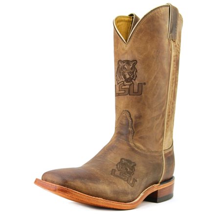 UPC 724178419708 product image for Nocona Men's LSU 12 Men Square Toe Leather Brown Western Boot | upcitemdb.com