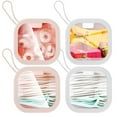 thumbnail image 1 of KEINXS 4Pcs Hair Tie Organizer Portable Travel Qtip Holder Small Hair Accessory Storage Containers Hanging Hair Clip Organizer Box for Rings Earrings Hair Ropes Cotton Swab Hair Pin, 1 of 11
