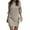 Beige#02, variant on HAJWOH Sweater Dresses for Women 2025 Fall Long Sleeve Ribbed Knit Pullover Dresses Turtleneck Bodycon Fashion Mini Fall Sweaters Dresses Khaki S