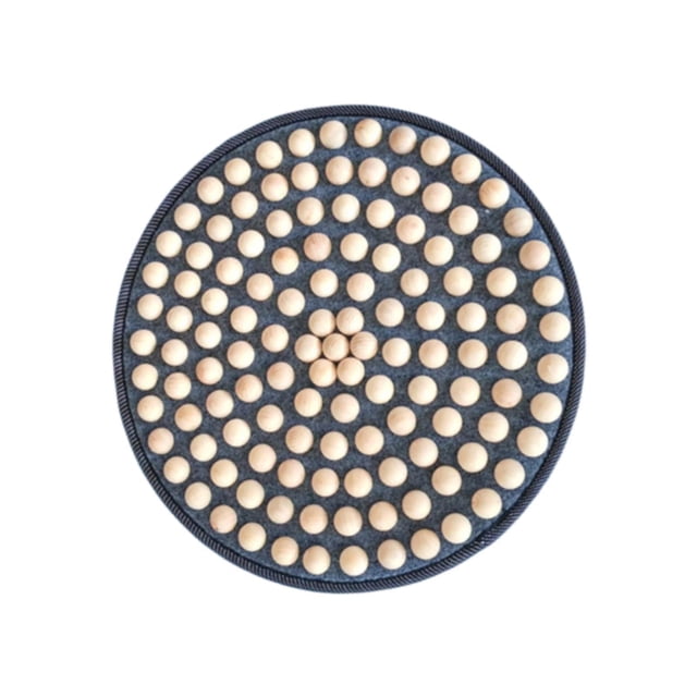 Esterilla de acupresión para pies de madera, tabla de masaje, regalo, almohadilla de masaje de pies, almohadilla de acupresión para el hogar, sala de Estilo B