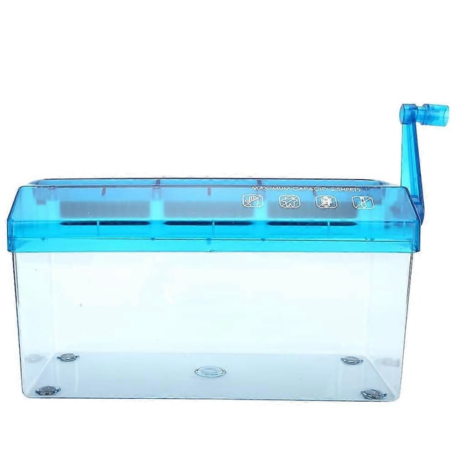 Paper Cut Shredder Fast A4, Portable, Confidential Mini Desktop Shredder with NonSlip Base for Paper, Notes, Bills, Portraits