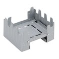 thumbnail image 4 of Poêle d'Extérieur Ultraléger, Simple Feuille Galvanisée Ultralégère Ouverture Pliable Conception Pliante Mini Poêle Construction Robuste pour la Randonnée, 4 of 8