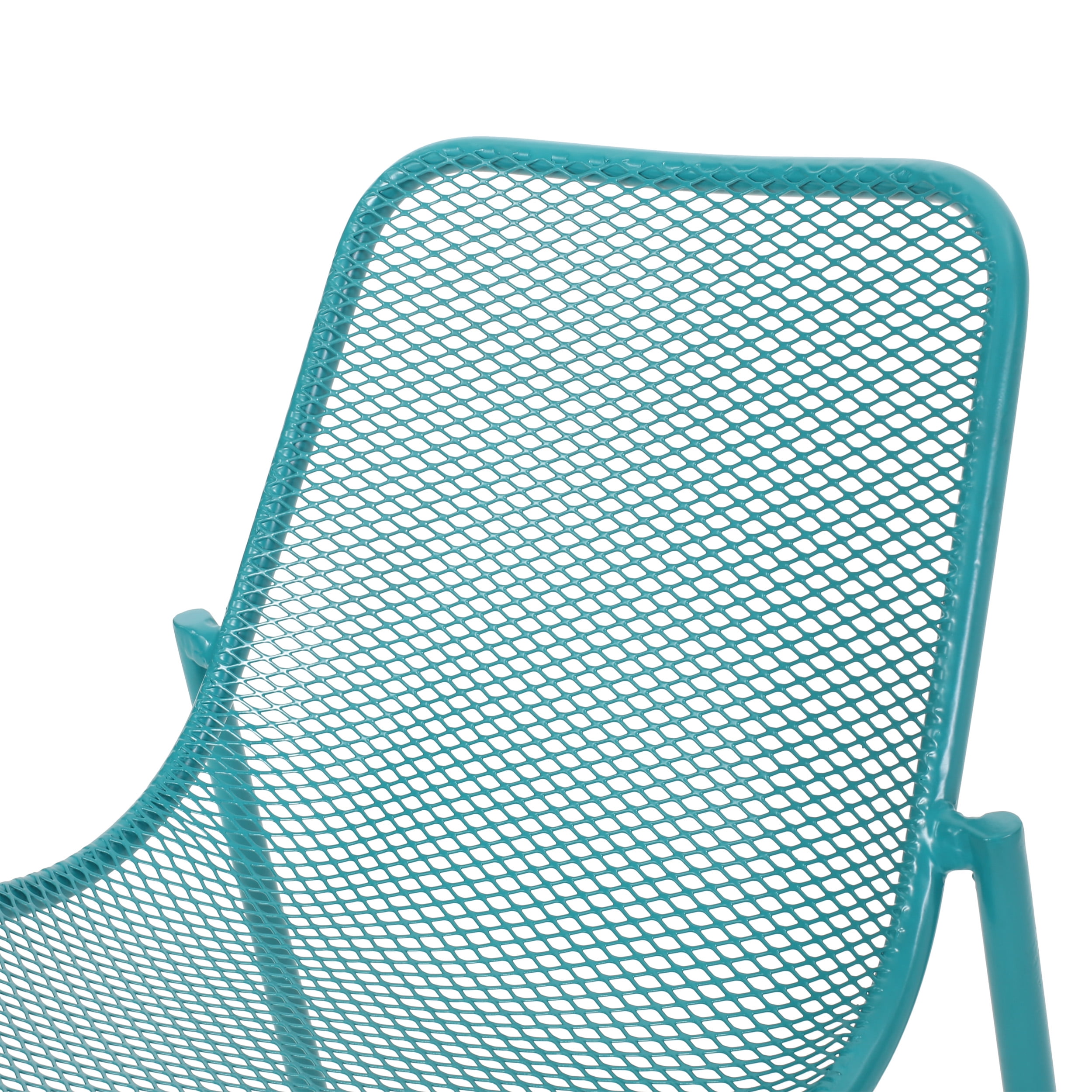 Sajan Outdoor Modern 2 Seater Chat Set, Matte Teal
