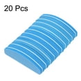 thumbnail image 3 of Uxcell 20pcs Nail Buffers 100/180 Grit Mini Nail Sanding Blocks Set Blue, 3 of 7