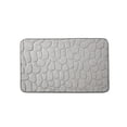 thumbnail image 1 of Alfombra para inodoro, hogar, hotel, baño, absorción de agua, alfombra antideslizante, alfombra de fibra química, gris, 40x60cm Inevent HA001838-01, 1 of 6
