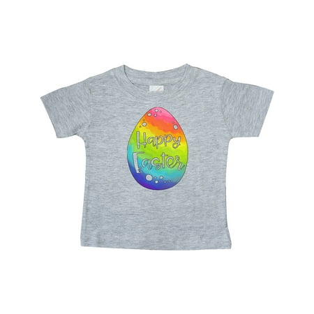 

Inktastic Happy Easter Rainbow Easter Egg Gift Baby Boy or Baby Girl T-Shirt