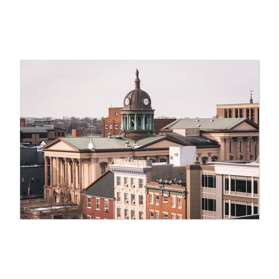 Over Lancaster 01 - Lancaster Pennsylvania Photography Unframed Wall Art Print 5 x 7 inches