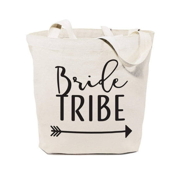Bride Tribe Wedding Cotton Canvas Tote Bag