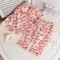 thumbnail image 2 of Boys Pajama Valentines Day Pjs Long Sleeve Bow Button Down Nightwear 5-6 Years Pajamas Boys, 2 of 9