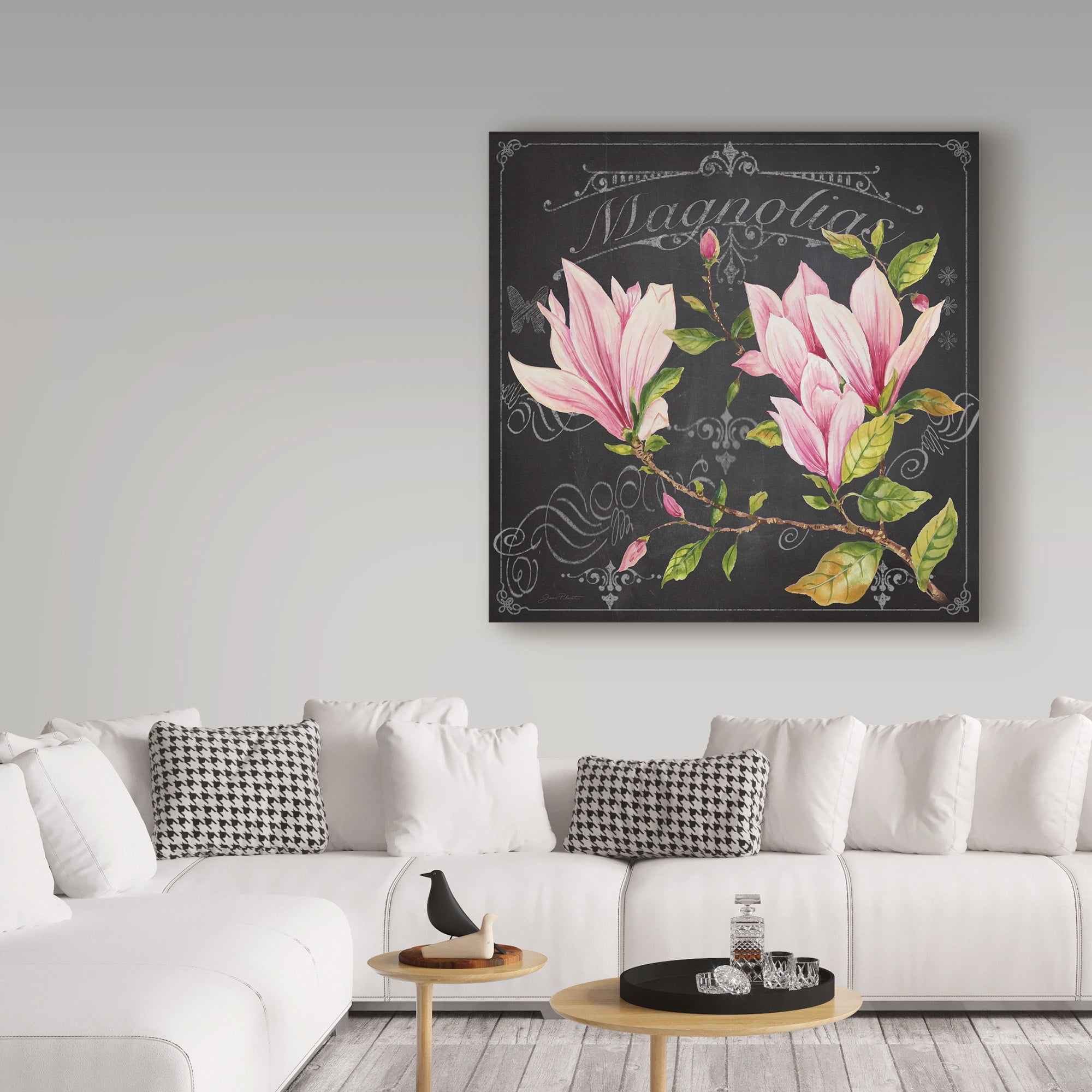 Trademark Fine Art 'Magnolias 1' Canvas Art by Jean Plout
