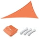 thumbnail image 1 of Yescom 3FT 97% UV Block Triangle Sun Shade Sail Decor Patio Pool Garden Yard Lawn Carport Net Awning Bright Orange, 1 of 10