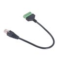 thumbnail image 3 of 10X Conector de Terminal de Tornillo RJ45 Cable RJ45 Macho una Cable de ExtensióN de 8 para Cat5 / 6/7 Ethernet Extender AV CCTV DVR, 3 of 5