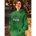 thumbnail image 2 of Halloween W My Gnomies Hoodie Women -Image by Shutterstock, Female 5X-Large, 2 of 4