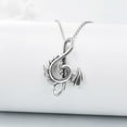 thumbnail image 4 of Collar con colgante de corazón y alas a juego, collar para pareja, familia o amistad, joya de regalo para mujer, hombre o amantes, símbolo del corazón, 4 of 7