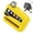 Yellow, variant on Bicycle Alarm Disc Brake Electric Lock with Keys Motorcycle Alarm Brake Rotor Padlock Aluminum Alloy Motorcycle Bike Accessories Waterproof Longlife Battery  (Yellow)