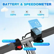 Mega Motion ME1 Electric Kids Scooter – Children and Toddler Foldable Kick Scooter – Adjustable Handlebar – Indoor and Outdoor - 3 Speed Adjustment, with LED Lights & Rear Brake – Ages 6+