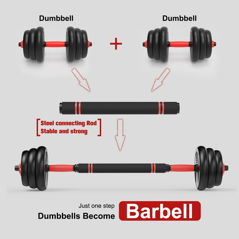 Pithage 5 in 1 Wide Grip Fitness Equipment - Dumbbell