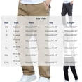 thumbnail image 3 of Men's 100% Cotton Hiking Tactical Pants Lightweight Stretch Cargo Work Pants with Multi Pocket Black, 3 of 5